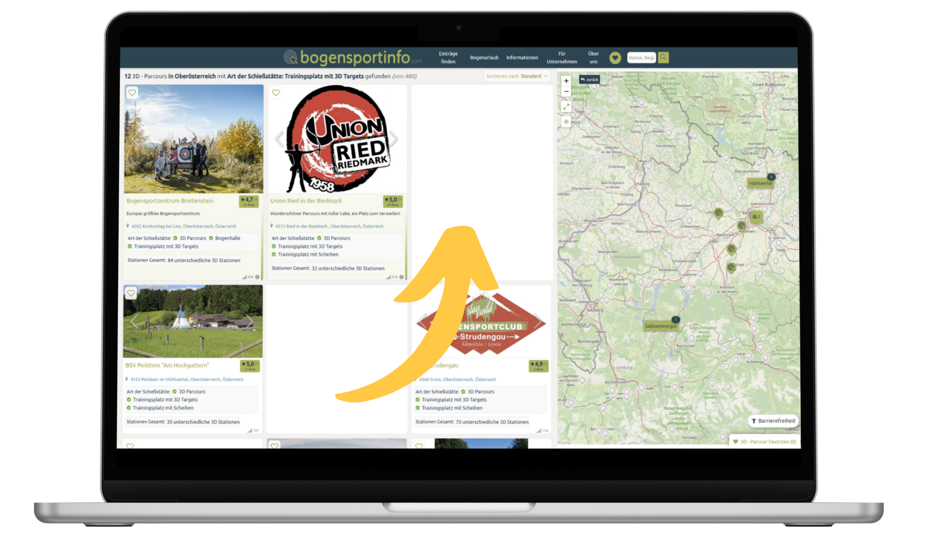 Ranking in search results