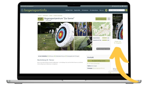 Bannerwerbung Detailseite