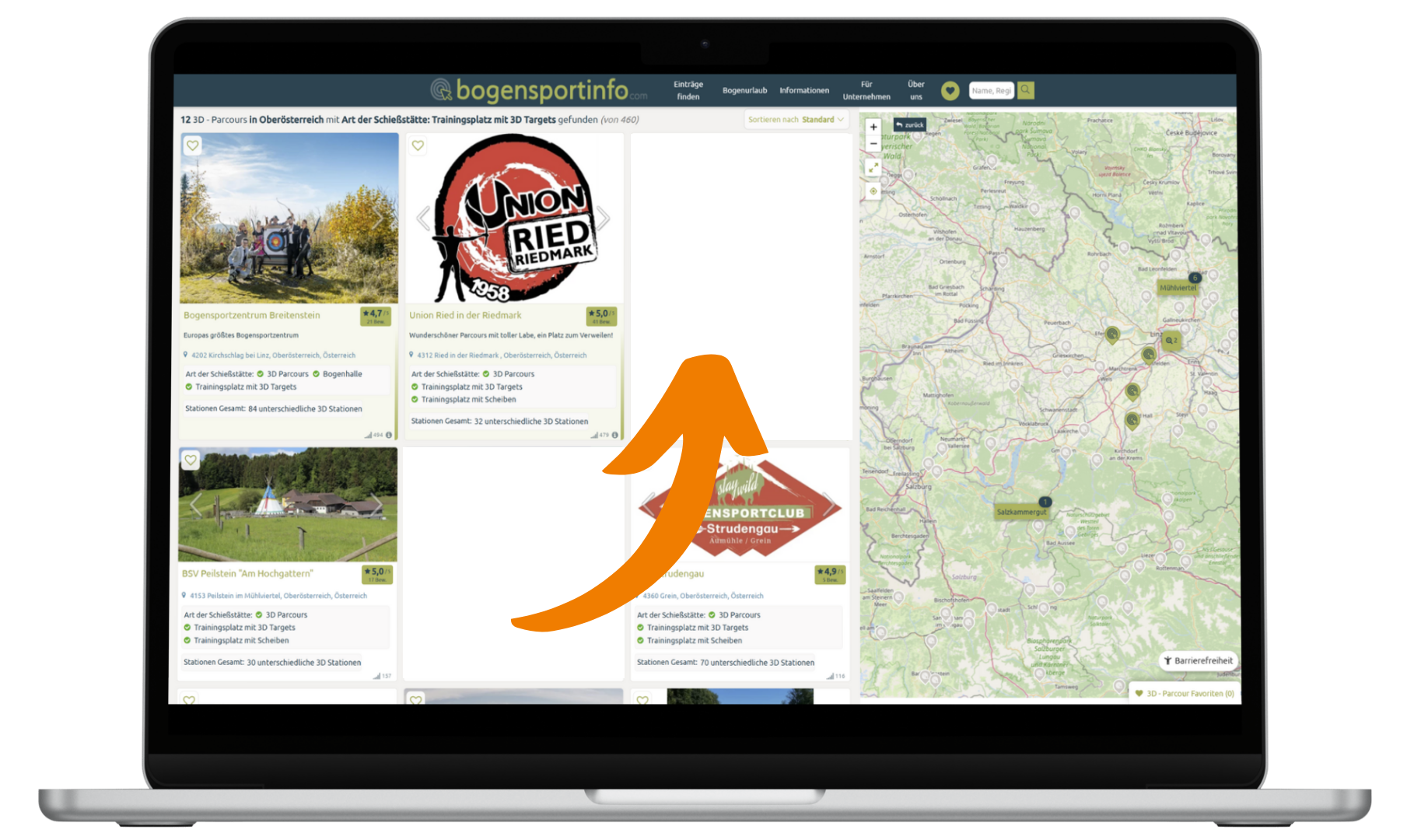 Ranking in search results