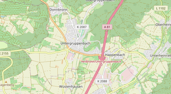 Archery tournament & trade fairs on map