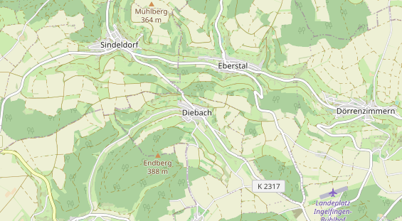 Parcour Bogenschießen auf Karte