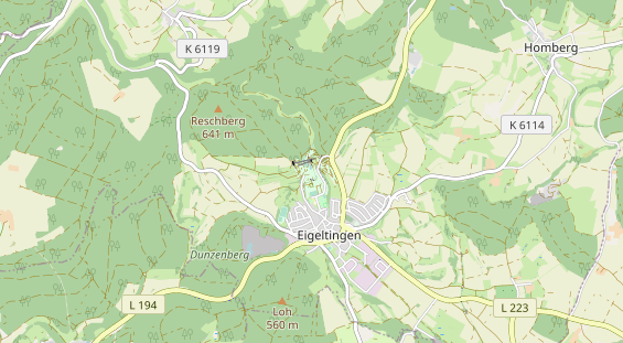 Archery course on map