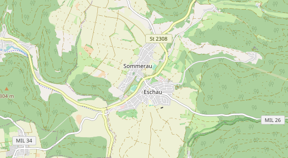 Archery course on map