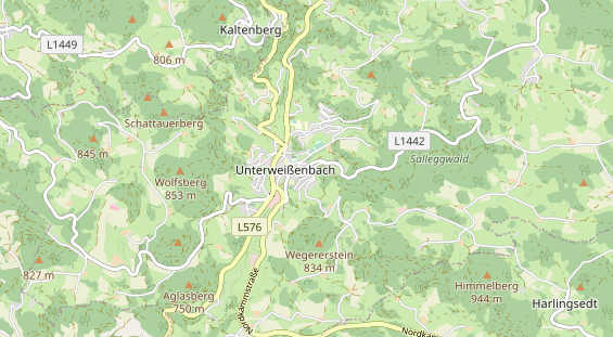 Bogenurlaub auf Karte