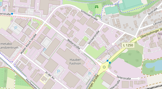 Bogenshop auf Satellitenbild