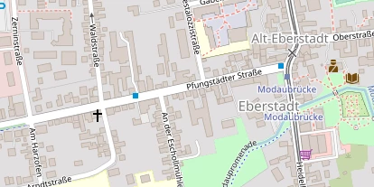 Bogenshop auf Satellitenbild