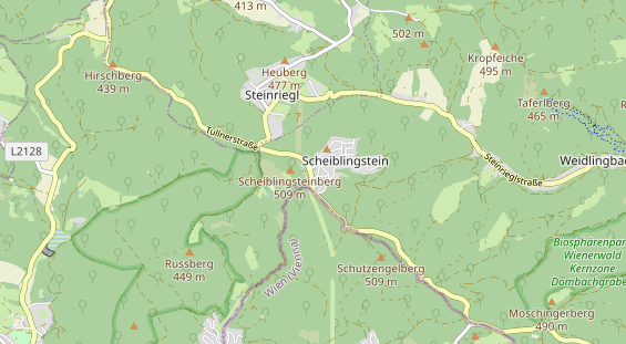 Archery course on map