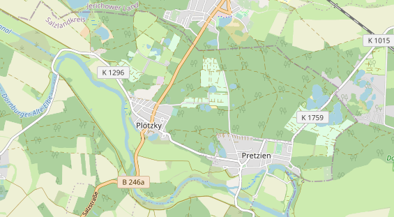 Parcour Bogenschießen auf Karte