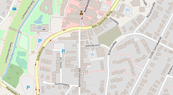 Bogenshop auf Satellitenbild