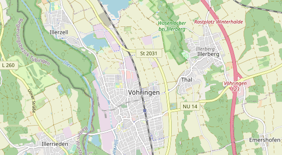 Archery tournament & trade fairs on map