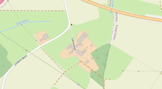 Bogenshop auf Satellitenbild