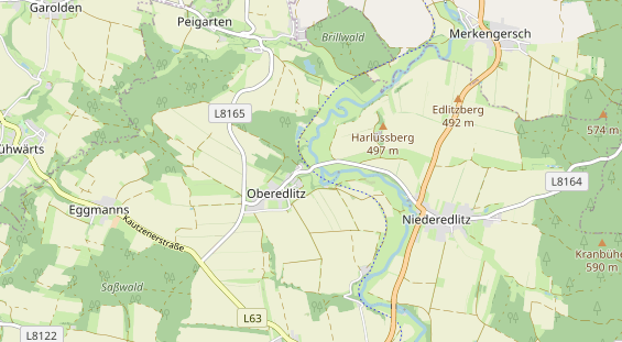 Archery course on map