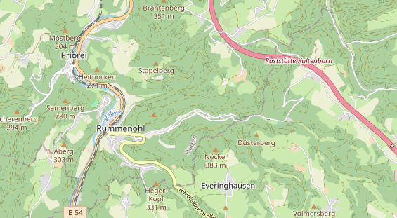 Bogenurlaub auf Karte