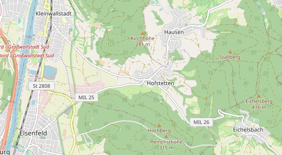 Archery course on map