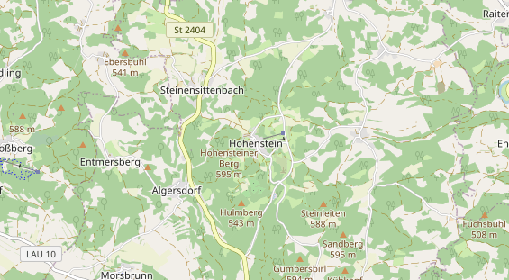 Archery course on map