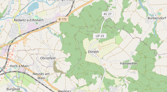 Archery course on map