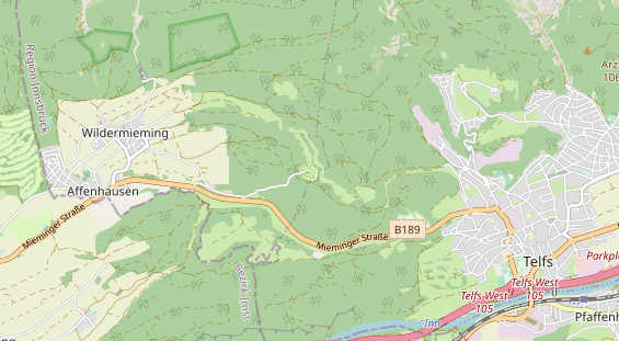 Archery course on map