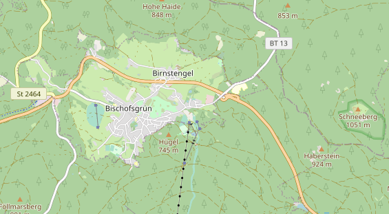 Parcour Bogenschießen auf Karte
