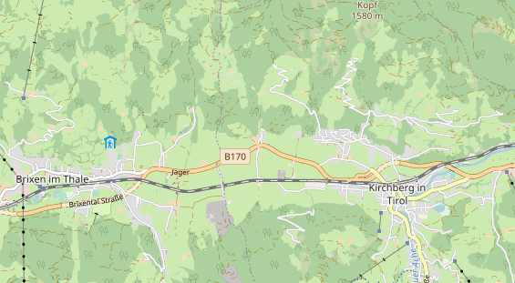 Archery course on map