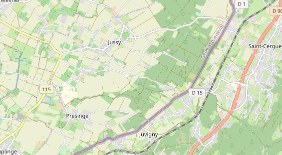 Archery course on map