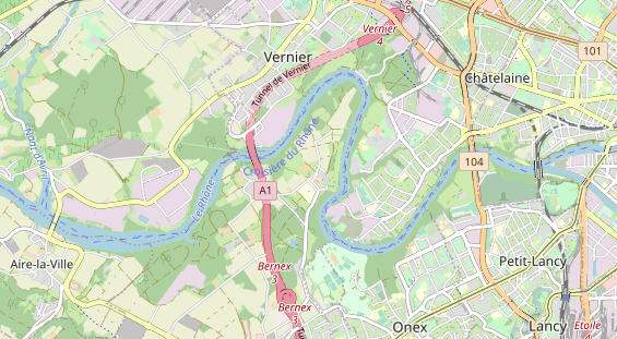 Archery course on map