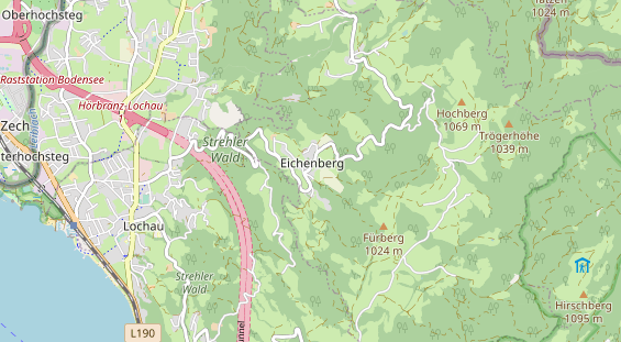 Archery course on map