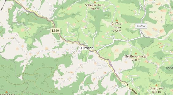 Archery course on map