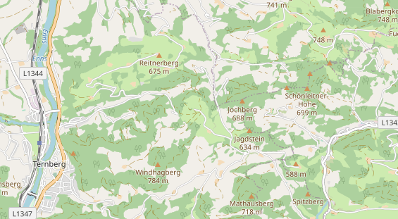 Archery course on map