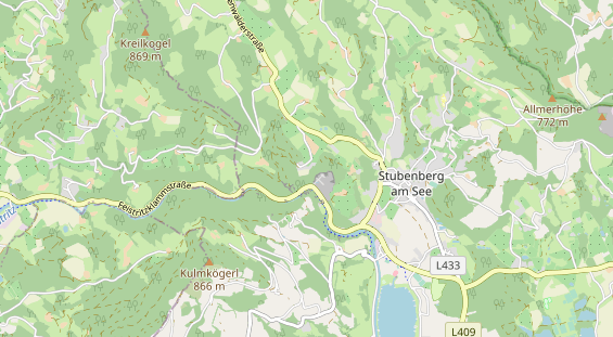 Archery course on map