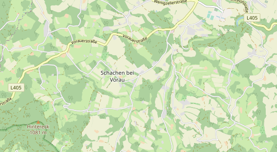 Archery course on map