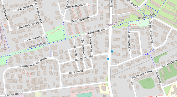 Bogenshop auf Satellitenbild