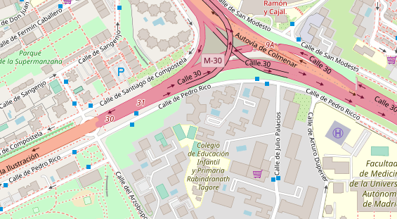 Bogenshop auf Satellitenbild