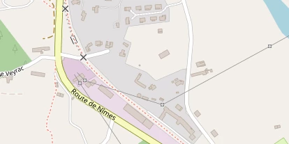 Bogenshop auf Satellitenbild