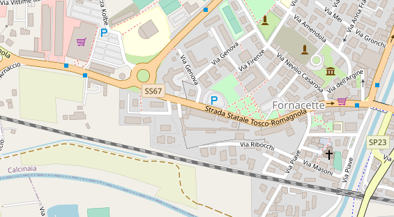 Bogenshop auf Satellitenbild