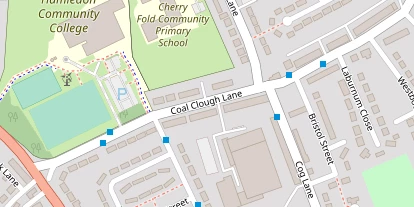 Bogenshop auf Satellitenbild