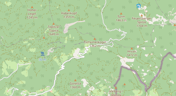 Parcour Bogenschießen auf Karte