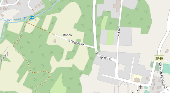 Bogenshop auf Satellitenbild