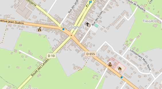 Bogenshop auf Satellitenbild