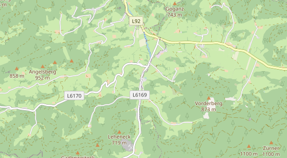 Archery course on map