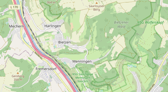 Parcour Bogenschießen auf Karte