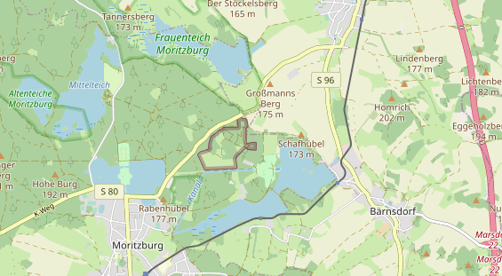 Parcour Bogenschießen auf Karte