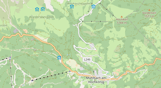 Archery holiday on map