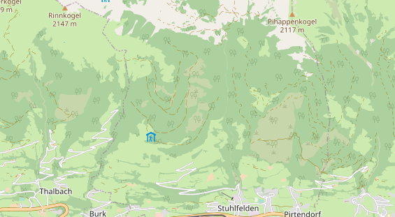 Archery holiday on map