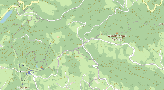 Bogenurlaub auf Karte