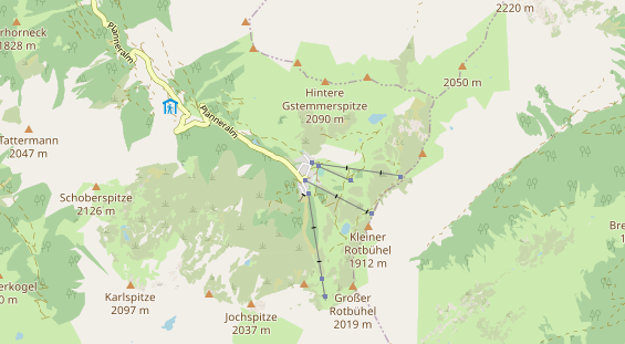 Archery holiday on map