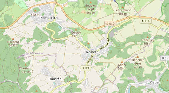 Parcour Bogenschießen auf Karte