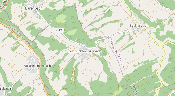 Parcour Bogenschießen auf Karte