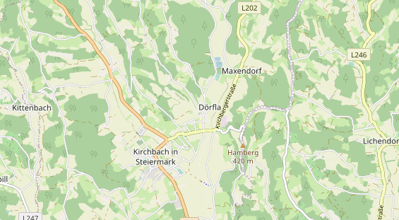 Archery course on map