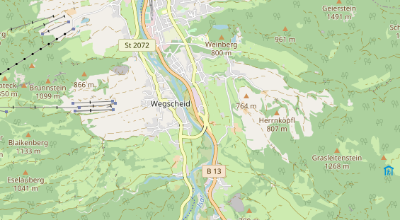 Parcour Bogenschießen auf Karte