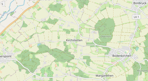 Archery course on map